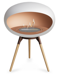 Le Feu Dome Ground Low 625 – Freestanding Bioethanol Fireplace (Larger 625)