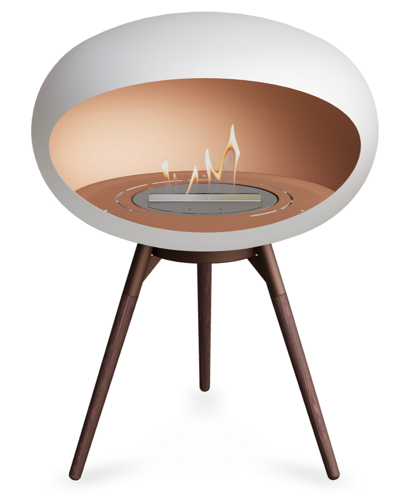 Le Feu Dome Ground Low 625 – Freestanding Bioethanol Fireplace (Larger 625)