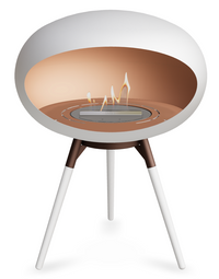 Le Feu Dome Ground Low 625 – Freestanding Bioethanol Fireplace (Larger 625)