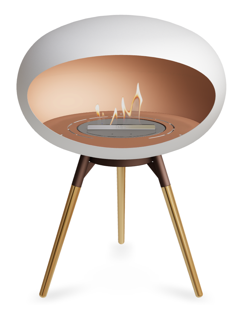 Le Feu Dome Ground Low 625 – Freestanding Bioethanol Fireplace (Larger 625)