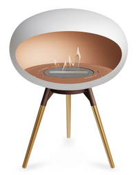 Le Feu Dome Ground Low 625 – Freestanding Bioethanol Fireplace (Larger 625)