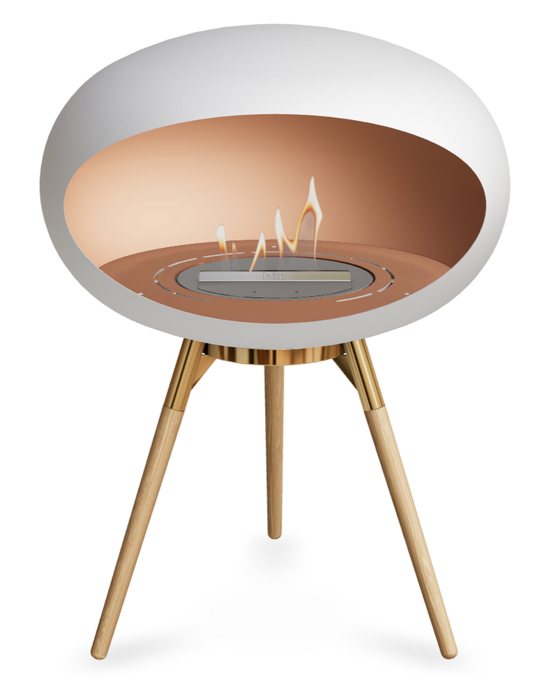 Le Feu Dome Ground Low 625 – Freestanding Bioethanol Fireplace (Larger 625)