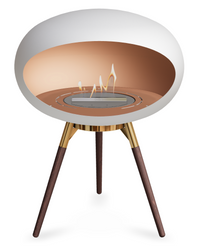 Le Feu Dome Ground Low 625 – Freestanding Bioethanol Fireplace (Larger 625)