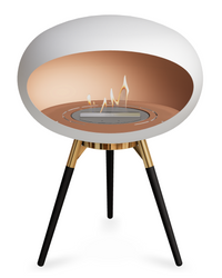 Le Feu Dome Ground Low 625 – Freestanding Bioethanol Fireplace (Larger 625)