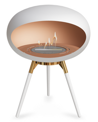 Le Feu Dome Ground Low 625 – Freestanding Bioethanol Fireplace (Larger 625)
