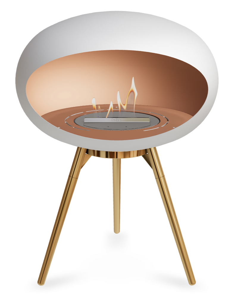 Le Feu Dome Ground Low 625 – Freestanding Bioethanol Fireplace (Larger 625)
