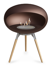 Le Feu Dome Ground Low 625 – Freestanding Bioethanol Fireplace (Larger 625)