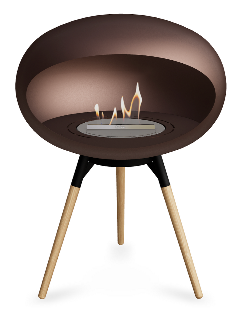Le Feu Dome Ground Low 625 – Freestanding Bioethanol Fireplace (Larger 625)