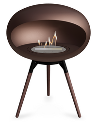 Le Feu Dome Ground Low 625 – Freestanding Bioethanol Fireplace (Larger 625)