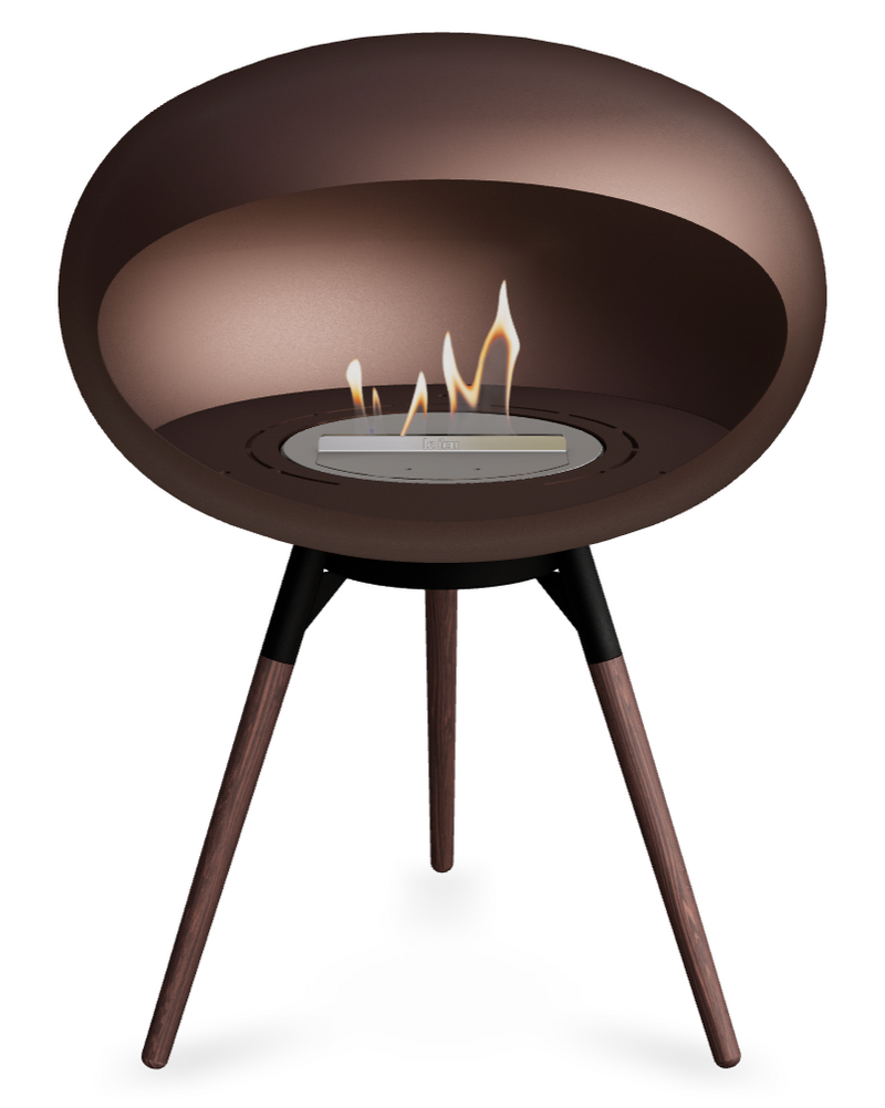 Le Feu Dome Ground Low 625 – Freestanding Bioethanol Fireplace (Larger 625)