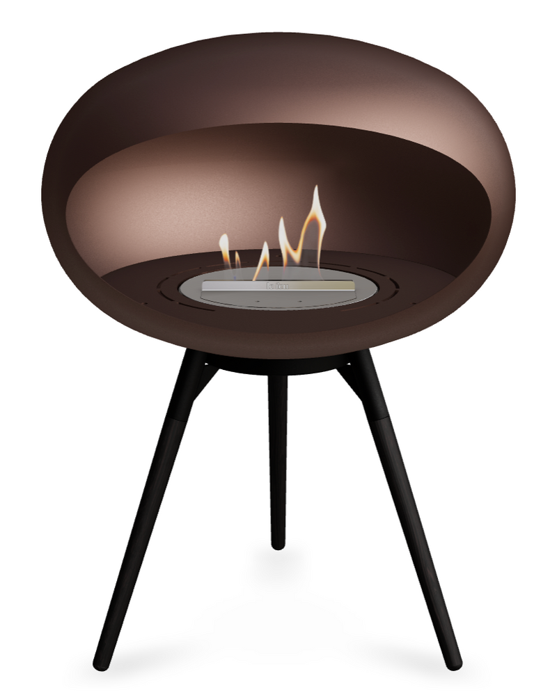 Le Feu Dome Ground Low 625 – Freestanding Bioethanol Fireplace (Larger 625)