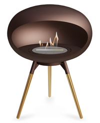 Le Feu Dome Ground Low 625 – Freestanding Bioethanol Fireplace (Larger 625)