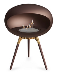 Le Feu Dome Ground Low 625 – Freestanding Bioethanol Fireplace (Larger 625)