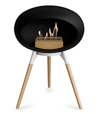 Le Feu Dome Ground Low – Freestanding Bioethanol Fireplace, Classic Size