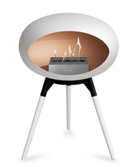 Le Feu Dome Ground Low – Freestanding Bioethanol Fireplace, Classic Size