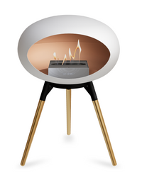Le Feu Dome Ground Low – Freestanding Bioethanol Fireplace, Classic Size