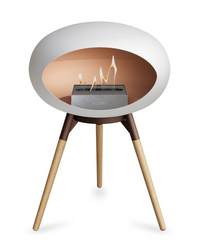 Le Feu Dome Ground Low – Freestanding Bioethanol Fireplace, Classic Size