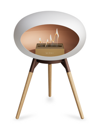 Le Feu Dome Ground Low – Freestanding Bioethanol Fireplace, Classic Size