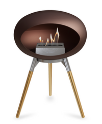Le Feu Dome Ground Low – Freestanding Bioethanol Fireplace, Classic Size