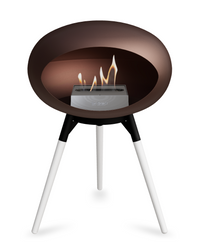 Le Feu Dome Ground Low – Freestanding Bioethanol Fireplace, Classic Size