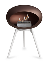 Le Feu Dome Ground Low – Freestanding Bioethanol Fireplace, Classic Size