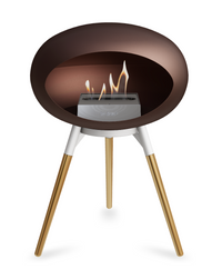Le Feu Dome Ground Low – Freestanding Bioethanol Fireplace, Classic Size