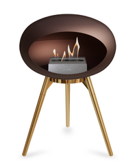 Le Feu Dome Ground Low – Freestanding Bioethanol Fireplace, Classic Size