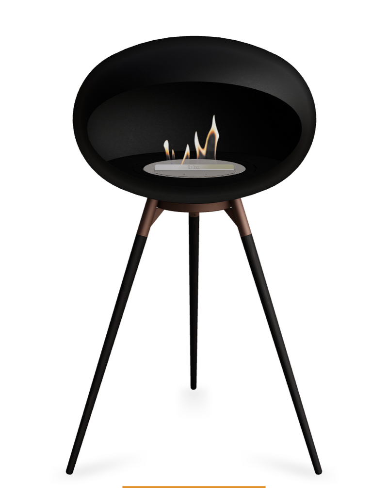 Le Feu Dome Ground High 625 – Freestanding Bioethanol Fireplace (Large 625)