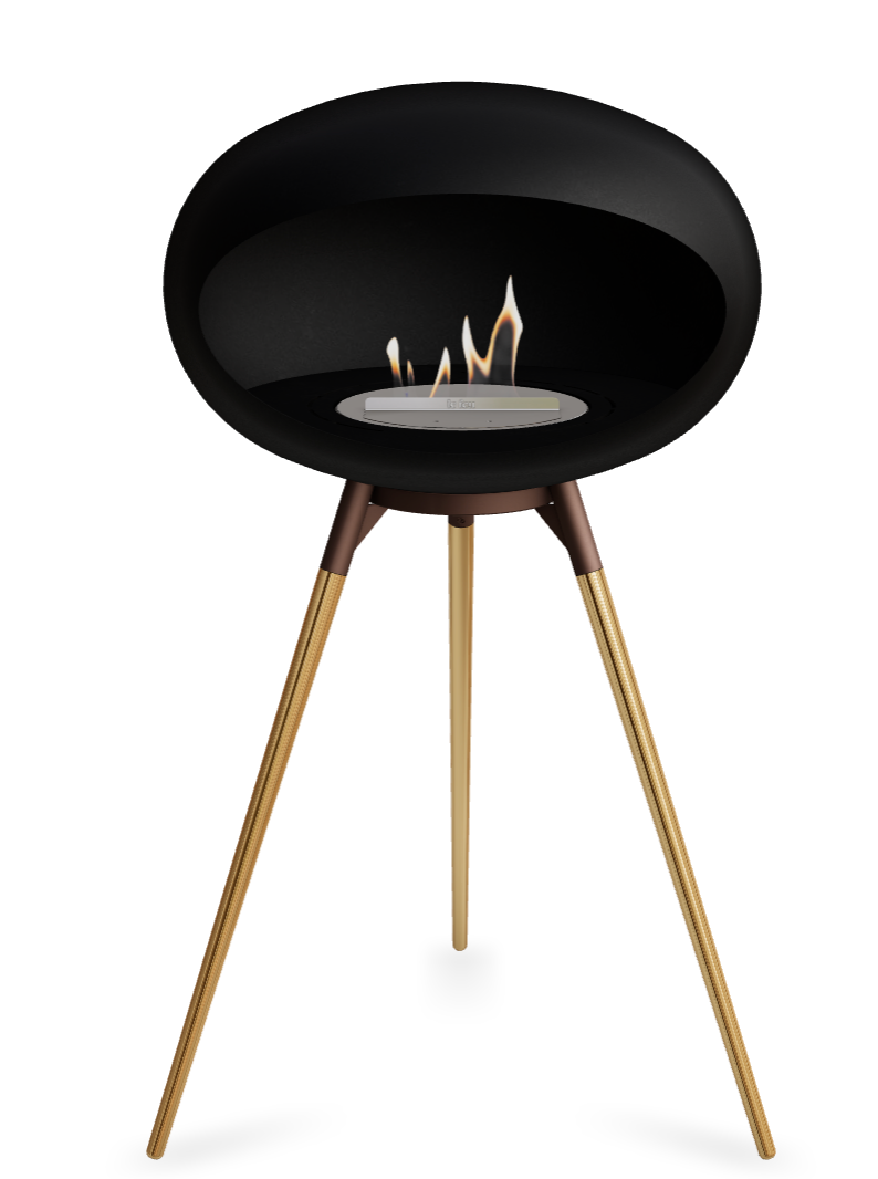 Le Feu Dome Ground High 625 – Freestanding Bioethanol Fireplace (Large 625)