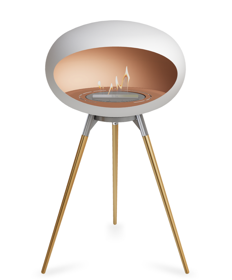 Le Feu Dome Ground High 625 – Freestanding Bioethanol Fireplace (Large 625)