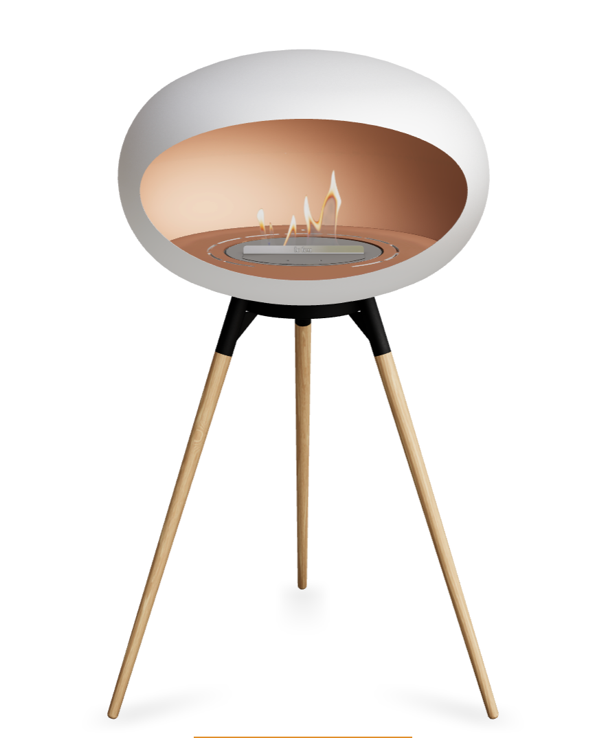 Le Feu Dome Ground High 625 – Freestanding Bioethanol Fireplace (Large 625)