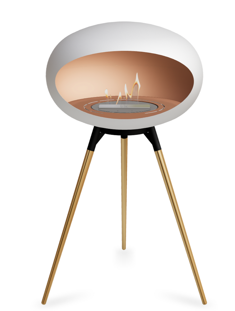 Le Feu Dome Ground High 625 – Freestanding Bioethanol Fireplace (Large 625)