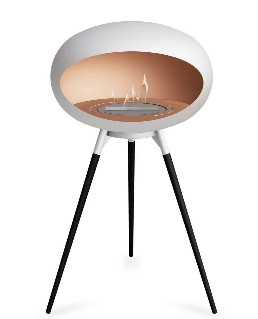 Le Feu Dome Ground High 625 – Freestanding Bioethanol Fireplace (Large 625)