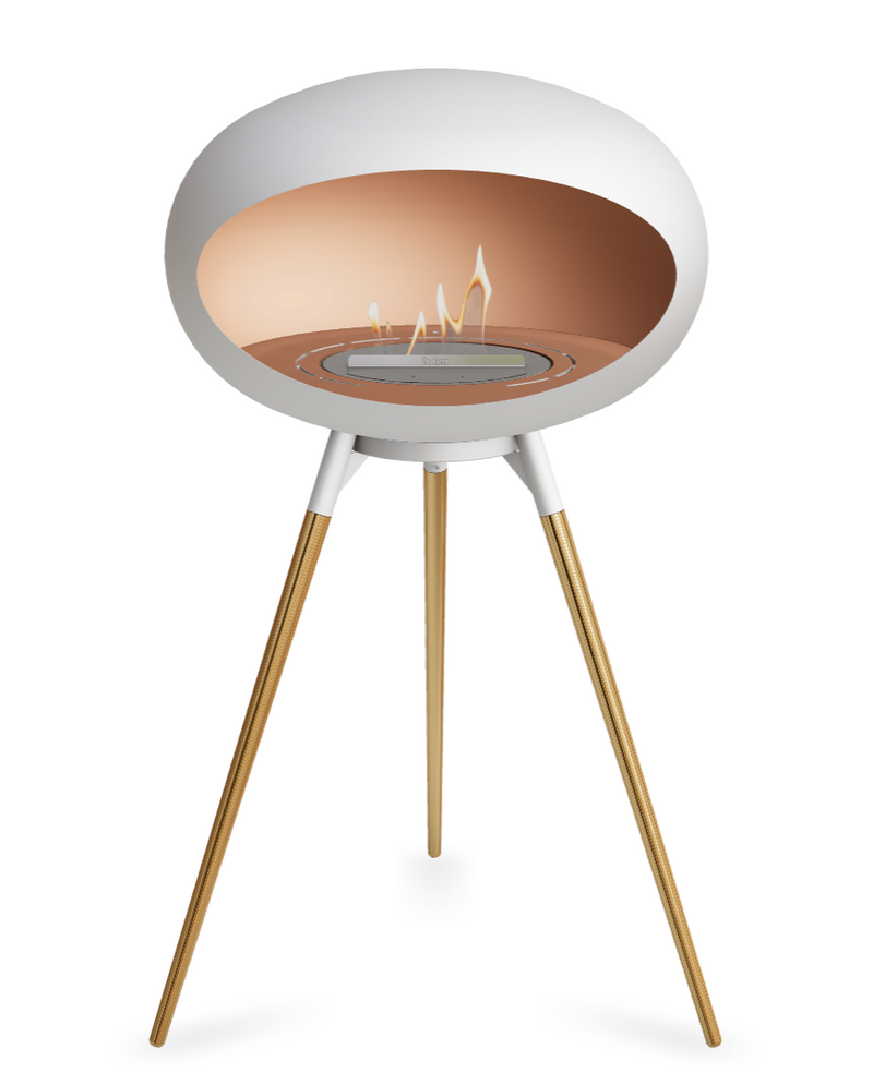 Le Feu Dome Ground High 625 – Freestanding Bioethanol Fireplace (Large 625)