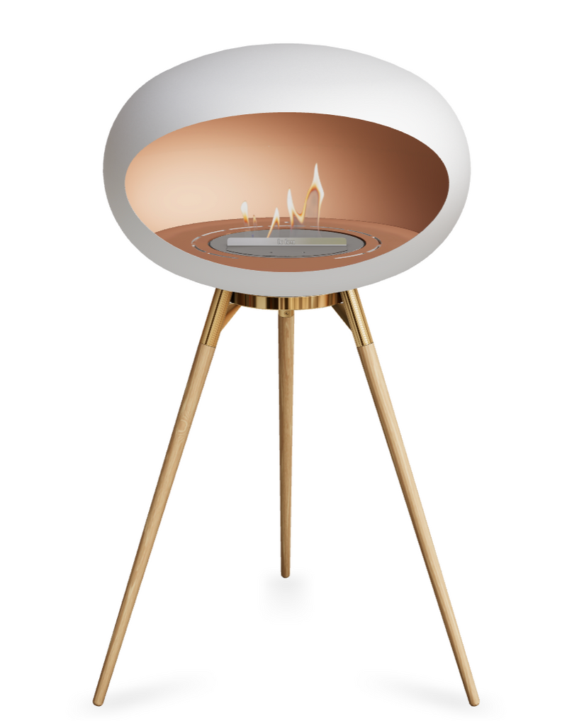 Le Feu Dome Ground High 625 – Freestanding Bioethanol Fireplace (Large 625)