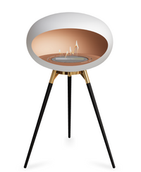 Le Feu Dome Ground High 625 – Freestanding Bioethanol Fireplace (Large 625)