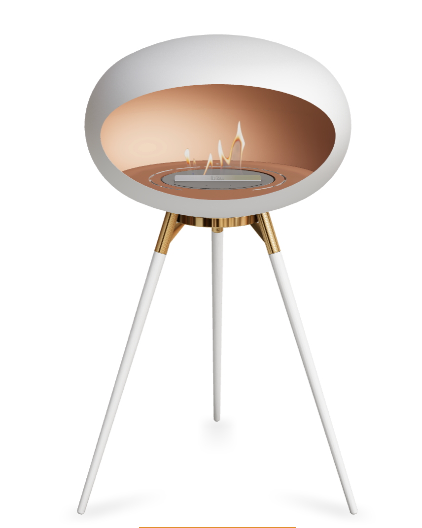 Le Feu Dome Ground High 625 – Freestanding Bioethanol Fireplace (Large 625)