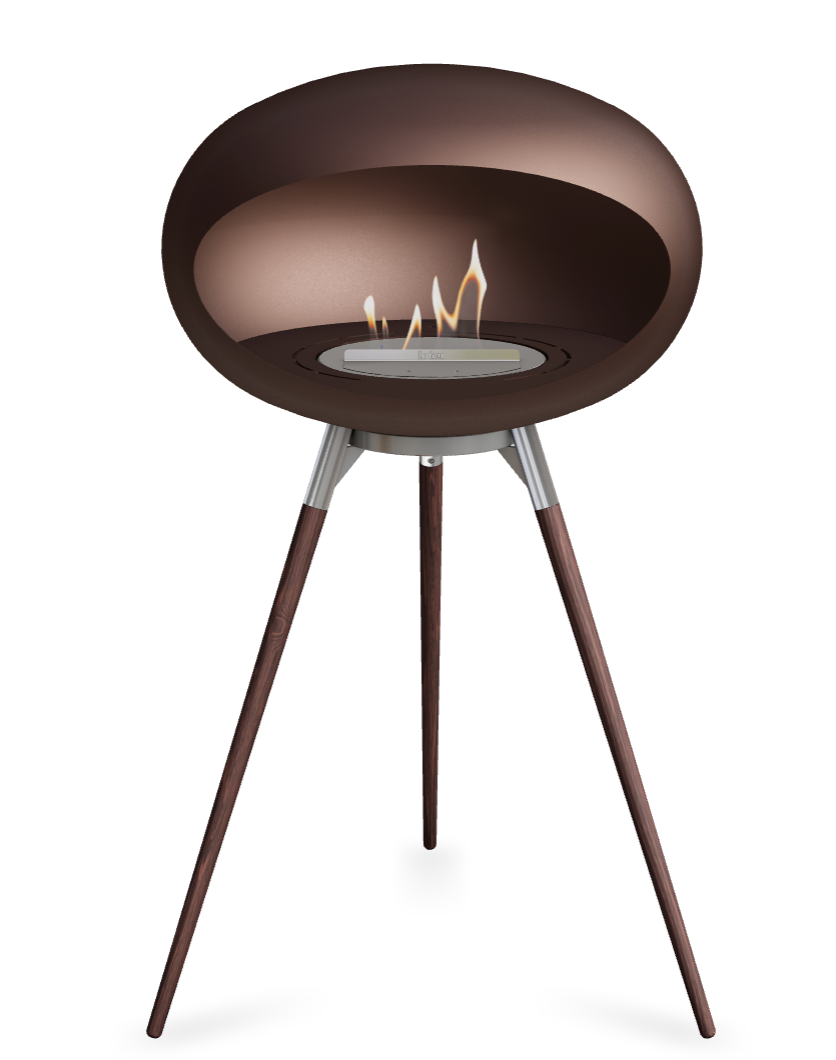 Le Feu Dome Ground High 625 – Freestanding Bioethanol Fireplace (Large 625)