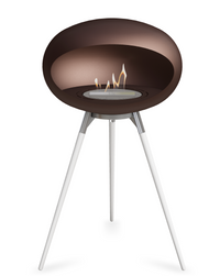 Le Feu Dome Ground High 625 – Freestanding Bioethanol Fireplace (Large 625)