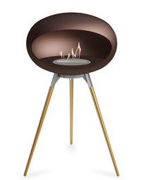 Le Feu Dome Ground High 625 – Freestanding Bioethanol Fireplace (Large 625)