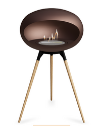 Le Feu Dome Ground High 625 – Freestanding Bioethanol Fireplace (Large 625)