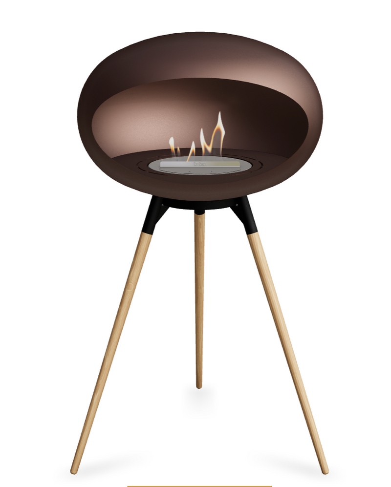 Le Feu Dome Ground High 625 – Freestanding Bioethanol Fireplace (Large 625)