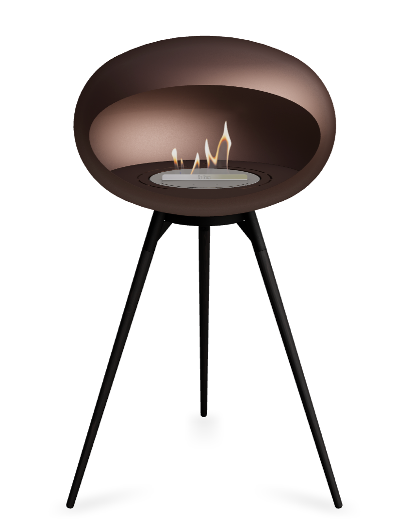 Le Feu Dome Ground High 625 – Freestanding Bioethanol Fireplace (Large 625)