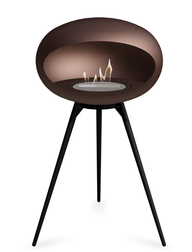 Le Feu Dome Ground High 625 – Freestanding Bioethanol Fireplace (Large 625)