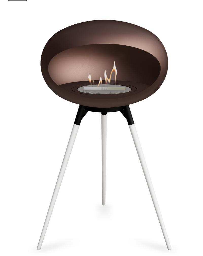 Le Feu Dome Ground High 625 – Freestanding Bioethanol Fireplace (Large 625)