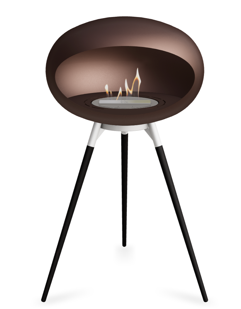 Le Feu Dome Ground High 625 – Freestanding Bioethanol Fireplace (Large 625)
