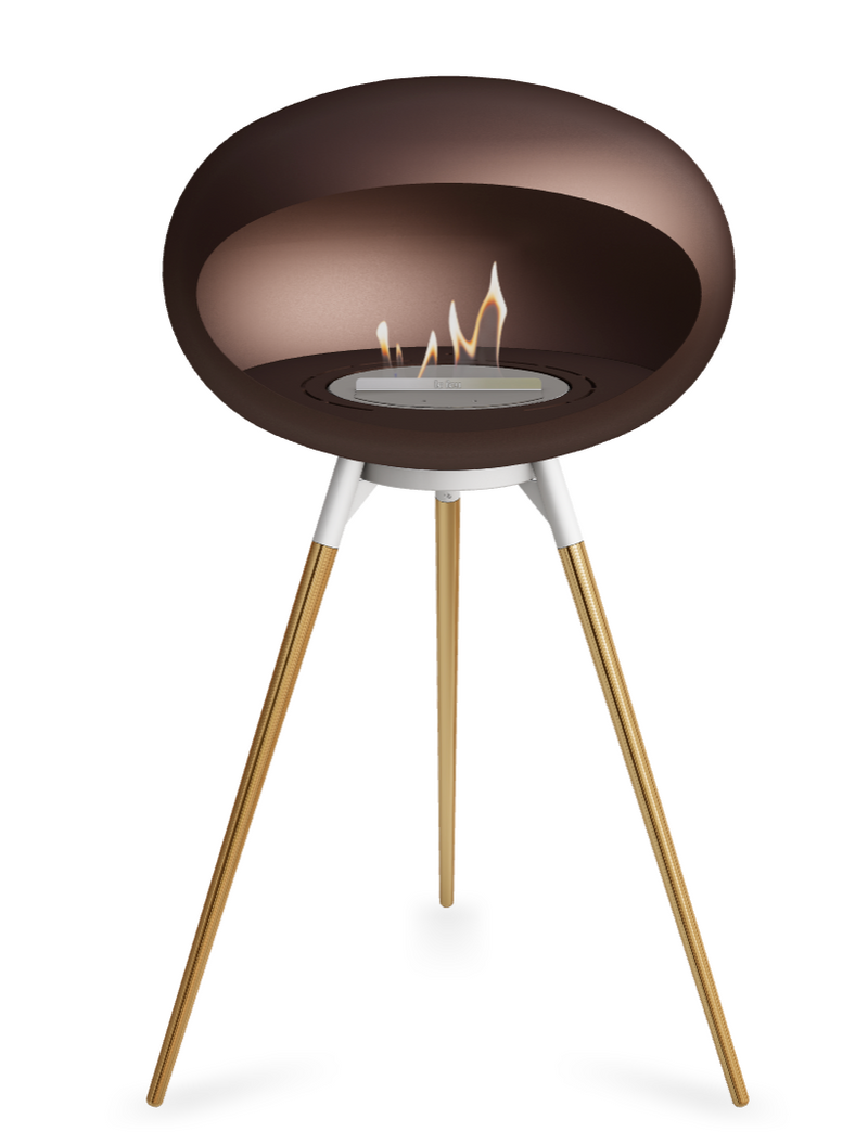 Le Feu Dome Ground High 625 – Freestanding Bioethanol Fireplace (Large 625)