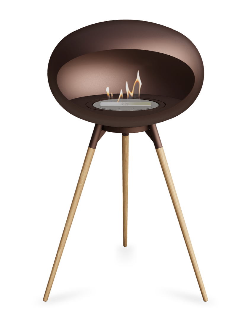 Le Feu Dome Ground High 625 – Freestanding Bioethanol Fireplace (Large 625)
