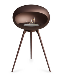 Le Feu Dome Ground High 625 – Freestanding Bioethanol Fireplace (Large 625)