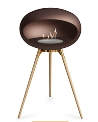 Le Feu Dome Ground High 625 – Freestanding Bioethanol Fireplace (Large 625)